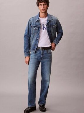 NWT Calvin Klein 90s Straight Jeans 36W x 32L